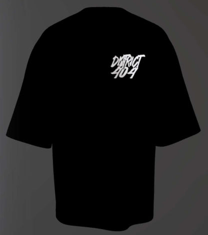 District 404 T shirt black