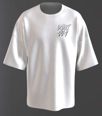 District 404 T shirt white